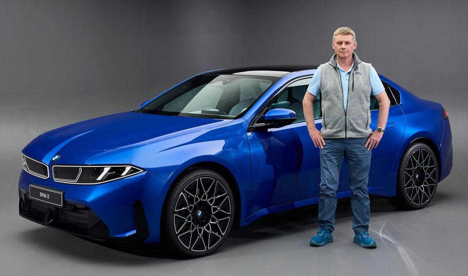 Alan Murphy with the BMW i3